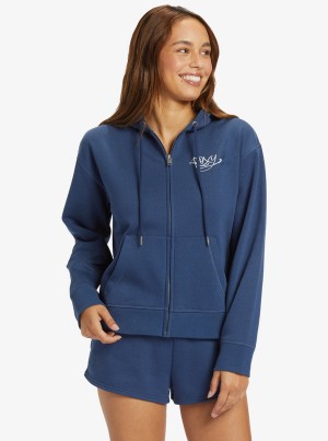 Roxy Evening Hike Zip-Up Φουτερ με Κουκουλα | 5974NGOHV