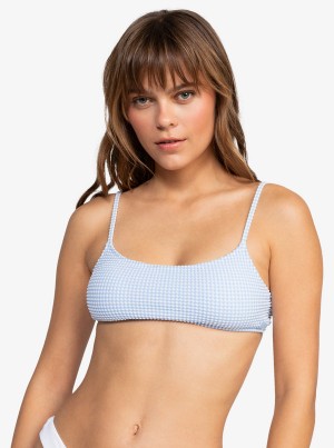 Roxy Gingham Bralette μπικίνι τοπ | 1308BNQTF