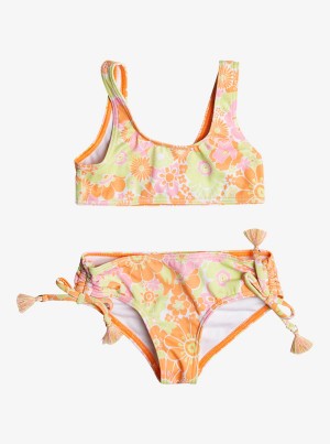 Roxy Happiness Feeling Two Piece Bralette Set Μαγιο για κοριτσια | 3452AWZQJ