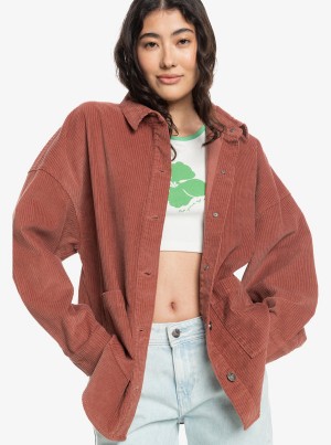 Roxy Kick Back Washed Corduroy Long Sleeve Αριστος | 9804KTOAH