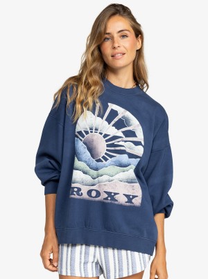 Roxy Lineup Oversized Crew Neck Loungewear | 8201JWXMR