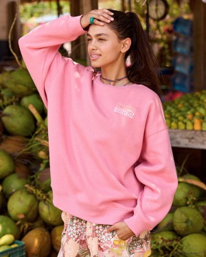 Roxy Morning Hike Crew Neck Φουτερ με Κουκουλα | 8056PENUF