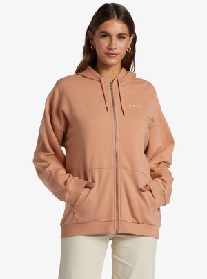 Roxy Oversized Evening Hike Φουτερ με Κουκουλα | 3068BPCQM