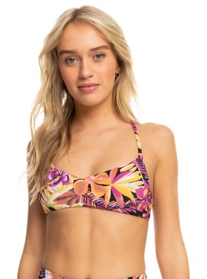 Roxy Printed Beach Classics Bralette μπικίνι τοπ | 0724UDBAS