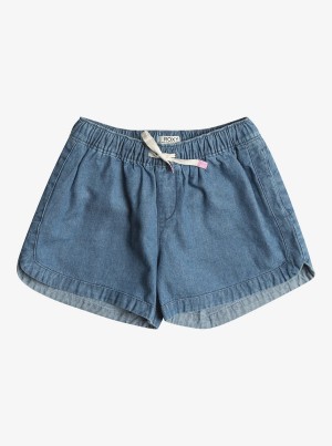 Roxy Una Mattina Denim Denim Σορτσ για κοριτσια | 4267CVTMW