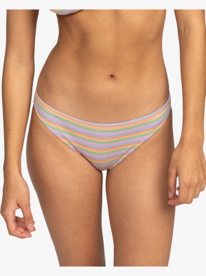 Roxy Wavy Stripe Moderate μπικίνι πάτο | 8675UXOQD