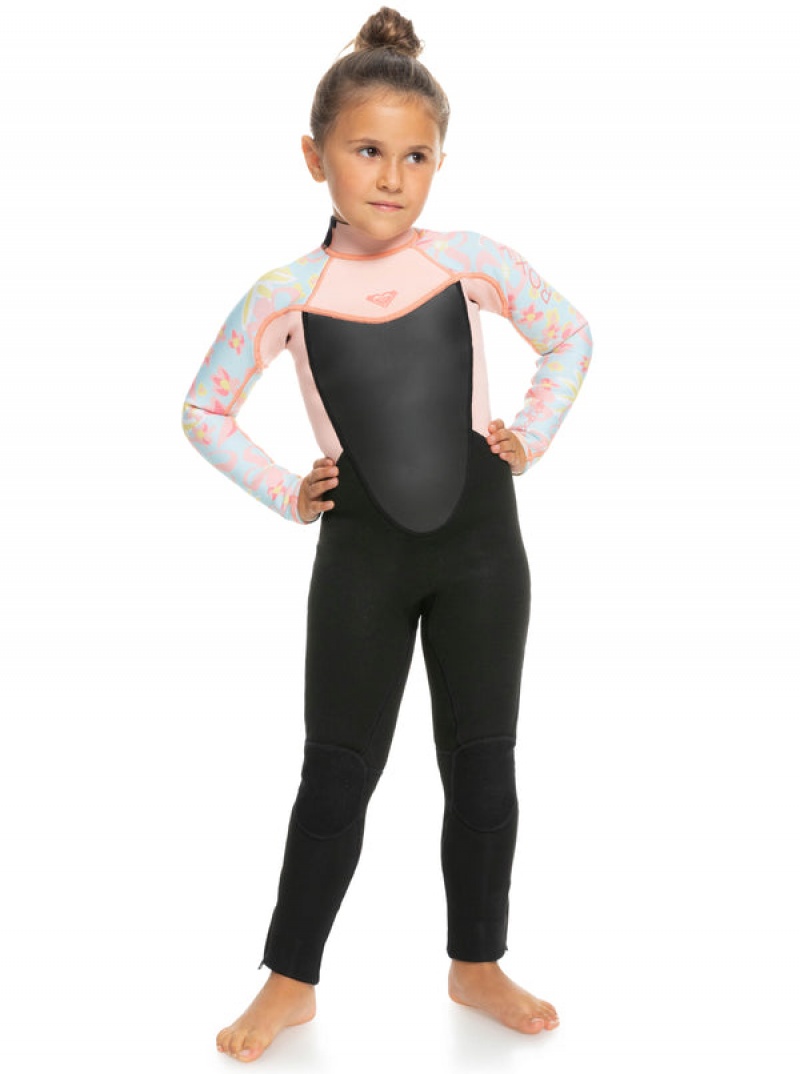 Roxy 3/2mm Prologue Back Zip Wetsuit Μαγιο για κοριτσια | 9218JRQFH