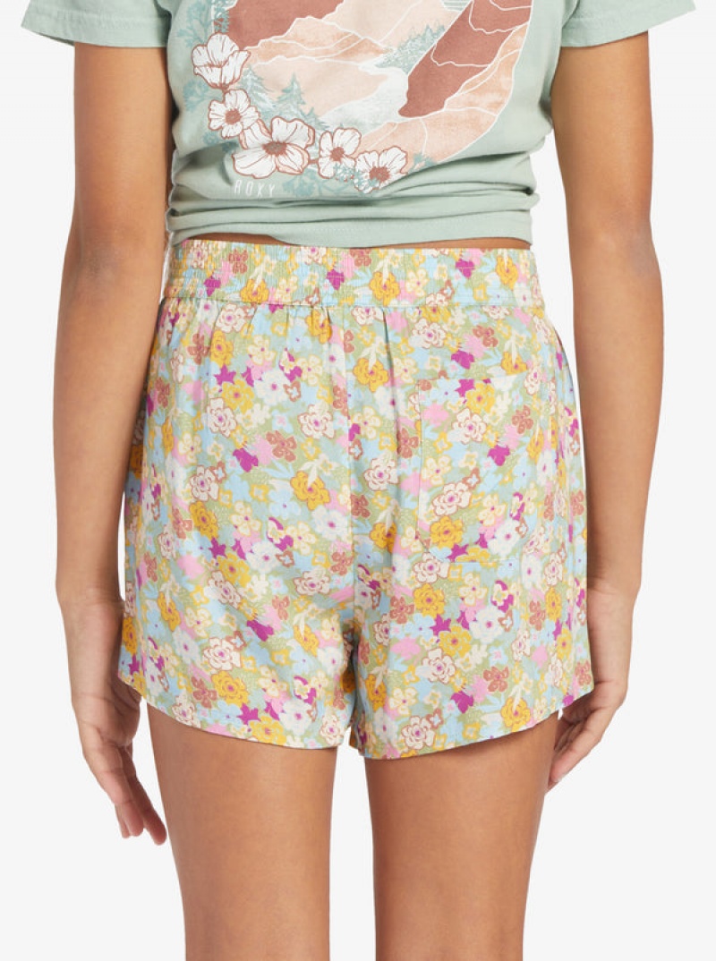 Roxy Canyon Moon Elastic waist Σορτσ για κοριτσια | 5840YUZWL