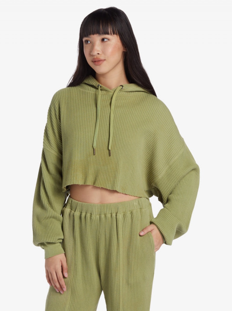 Roxy Chloe Kim Off Duty Crop Loungewear | 5034LHEBV