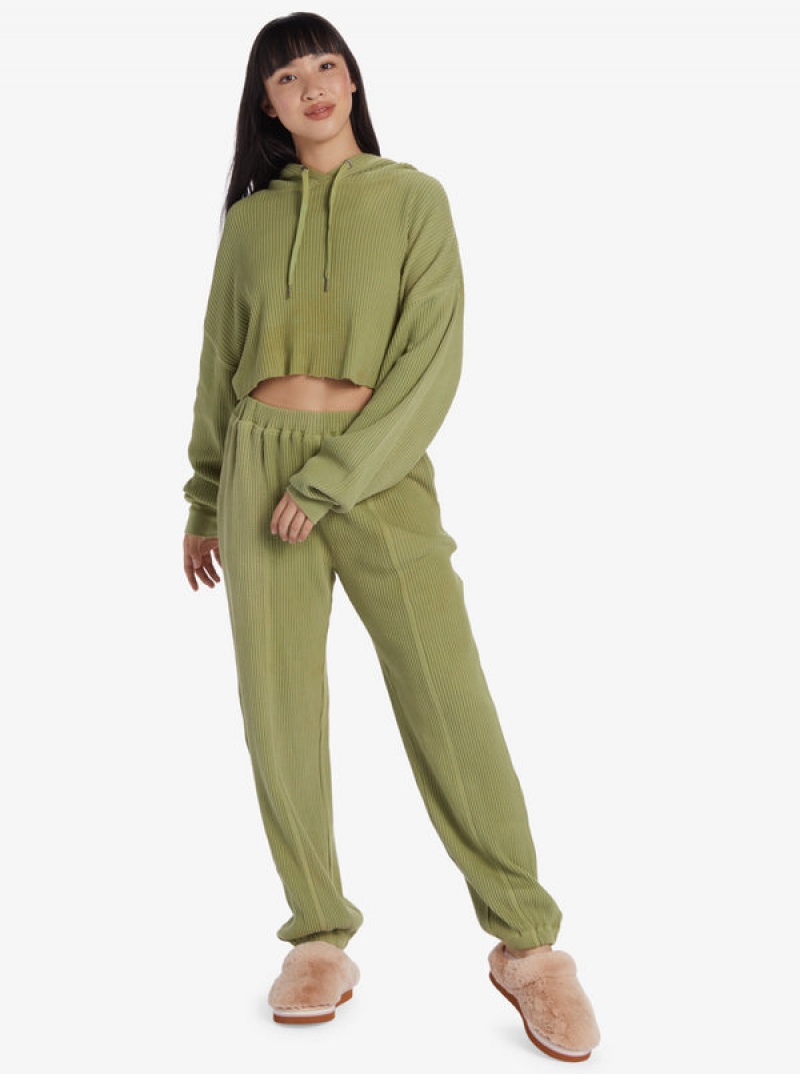 Roxy Chloe Kim Off Duty Crop Loungewear | 5034LHEBV