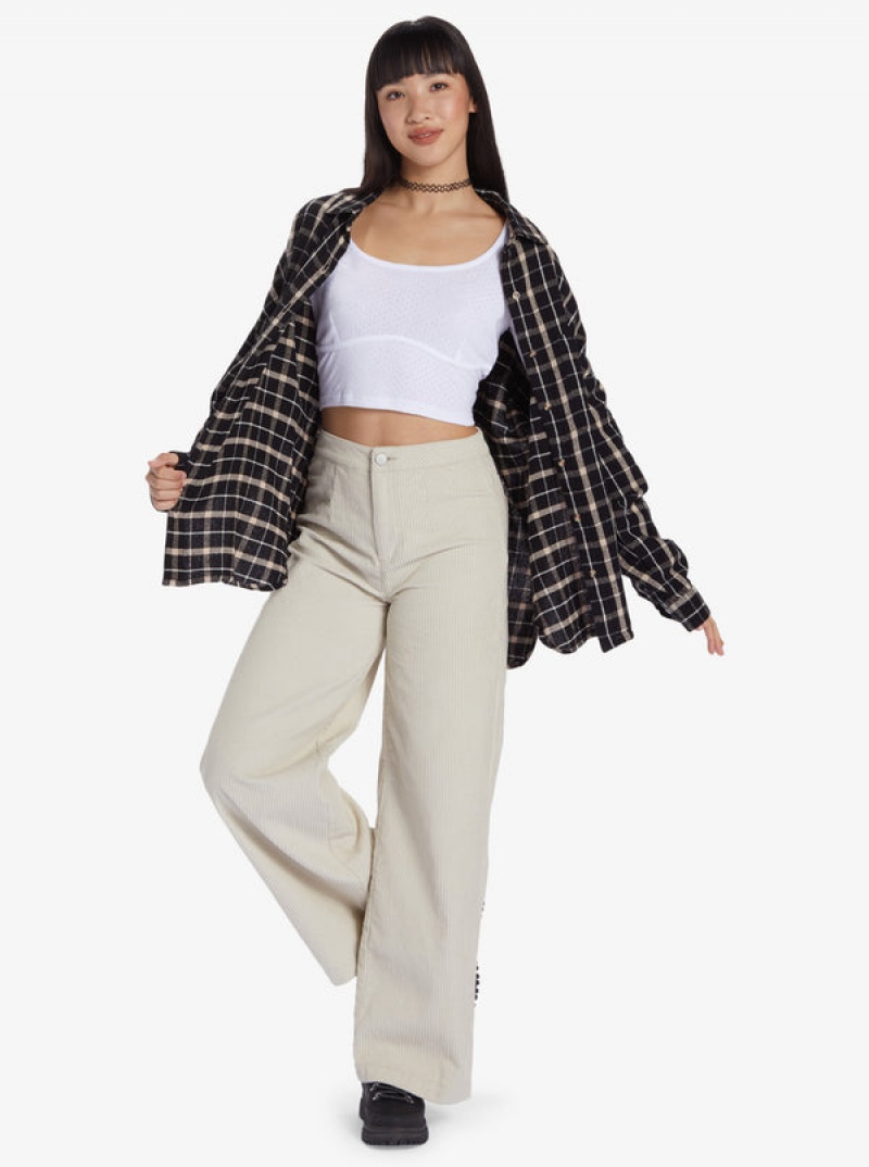 Roxy Chloe Kim Oversized Flannel Αριστος | 8537QKCSV