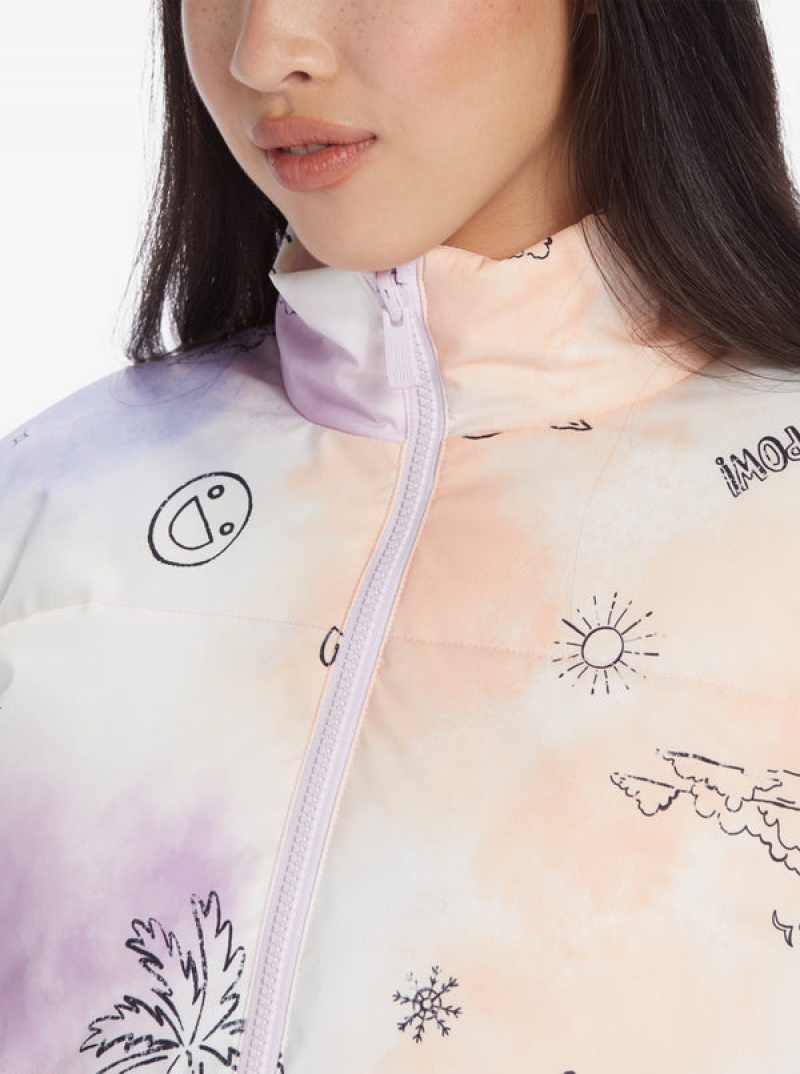 Roxy Chloe Kim Reversible Puffer Bomber Μπουφαν | 8326NOUSR