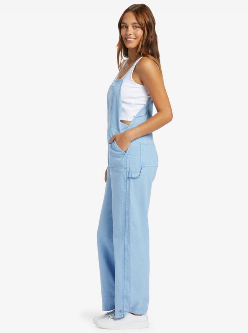 Roxy Crystal Coast Overalls Jumpsuits | 4609DCUVR