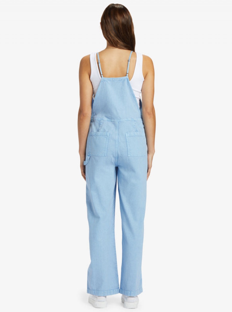 Roxy Crystal Coast Overalls Jumpsuits | 4609DCUVR