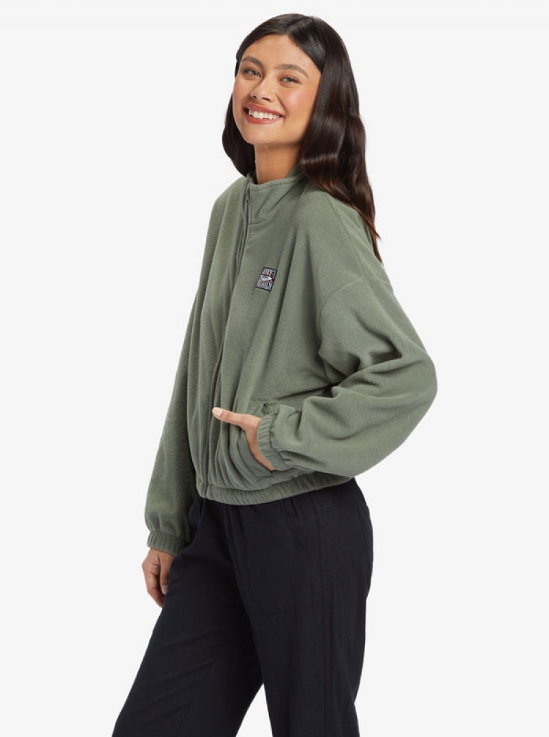 Roxy Dawn To Dusk Half-Zip Fleece Φουτερ με Κουκουλα | 6904YBJEV