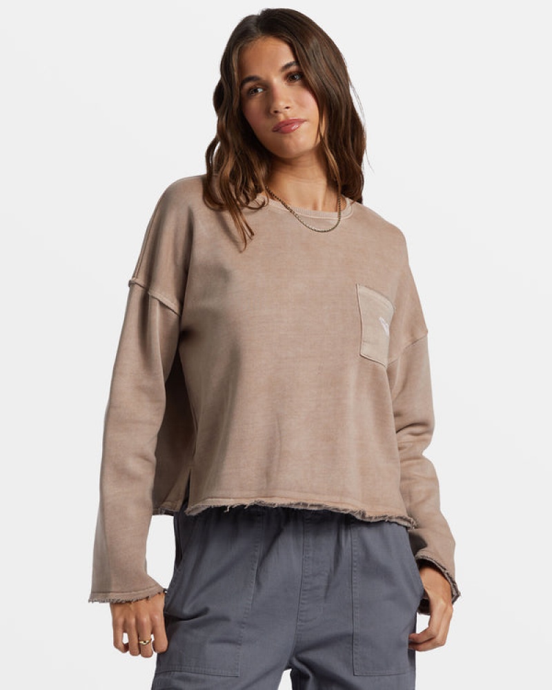 Roxy Doheny Crew Neck Φουτερ με Κουκουλα | 1275RJGCP