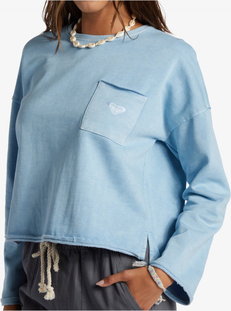 Roxy Doheny Crew Neck Φουτερ με Κουκουλα | 7980SEKMQ