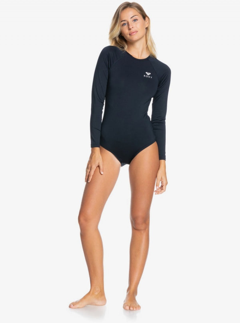 Roxy Essentials Long Sleeve One-Piece Μαγιό | 0256VSNBH