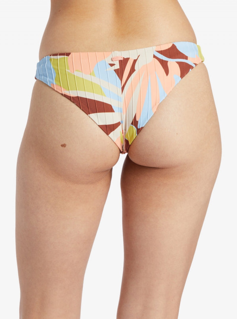 Roxy Floradelic Cheeky Printed μπικίνι πάτο | 8276LSWDM