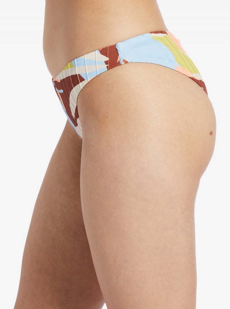 Roxy Floradelic Cheeky Printed μπικίνι πάτο | 8276LSWDM