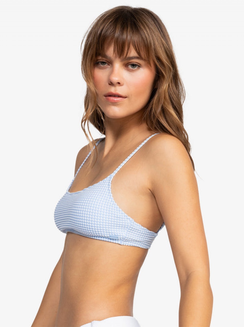 Roxy Gingham Bralette μπικίνι τοπ | 1308BNQTF