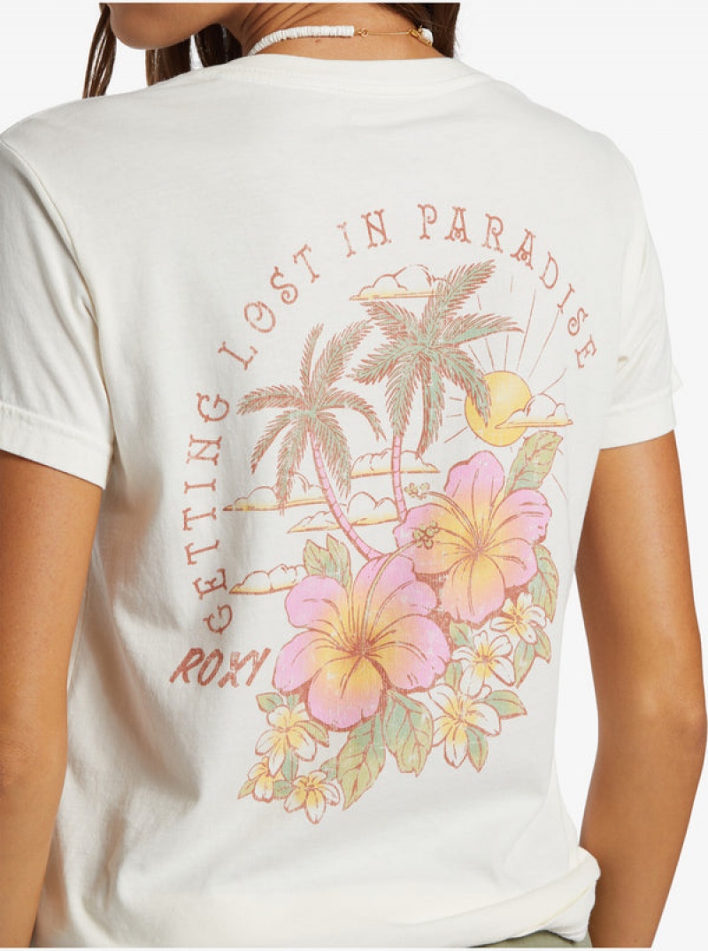 Roxy Hibiscus Paradise Boyfriend μπλουζακια | 7840GVODE