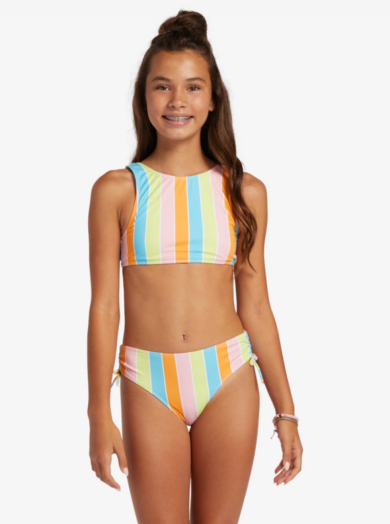 Roxy Last In Paradise Two Piece Set Μαγιο για κοριτσια | 9628LQRJM