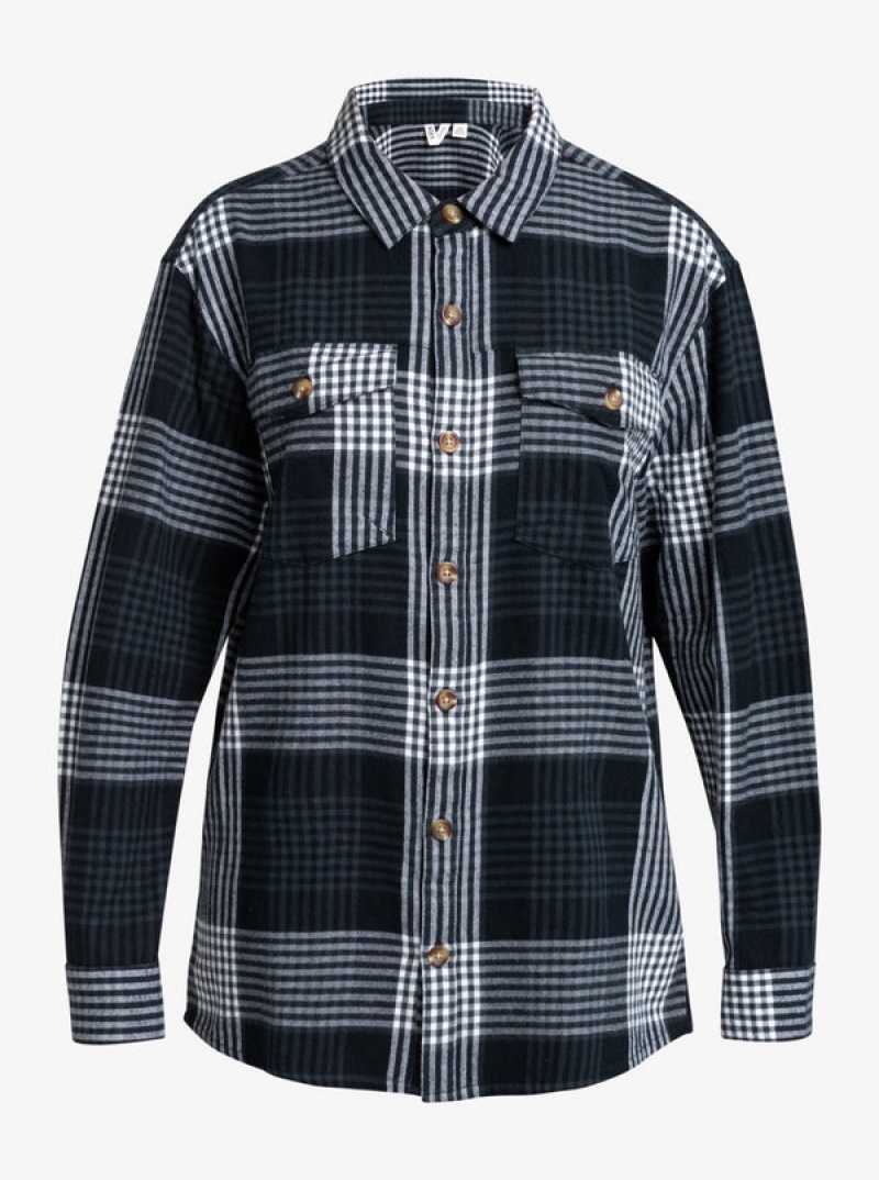 Roxy Let It Go Flannel Long Sleeve Αριστος | 2738HKPYA