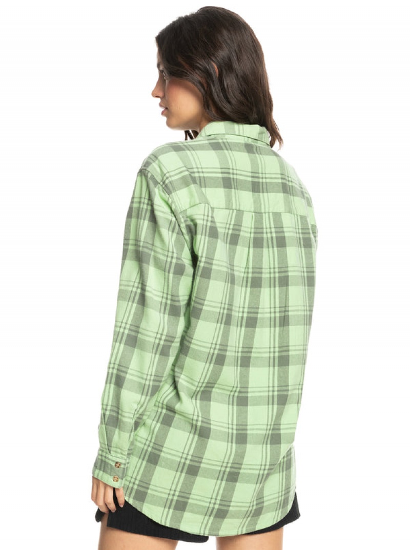 Roxy Let It Go Flannel Long Sleeve Αριστος | 6327UYGET