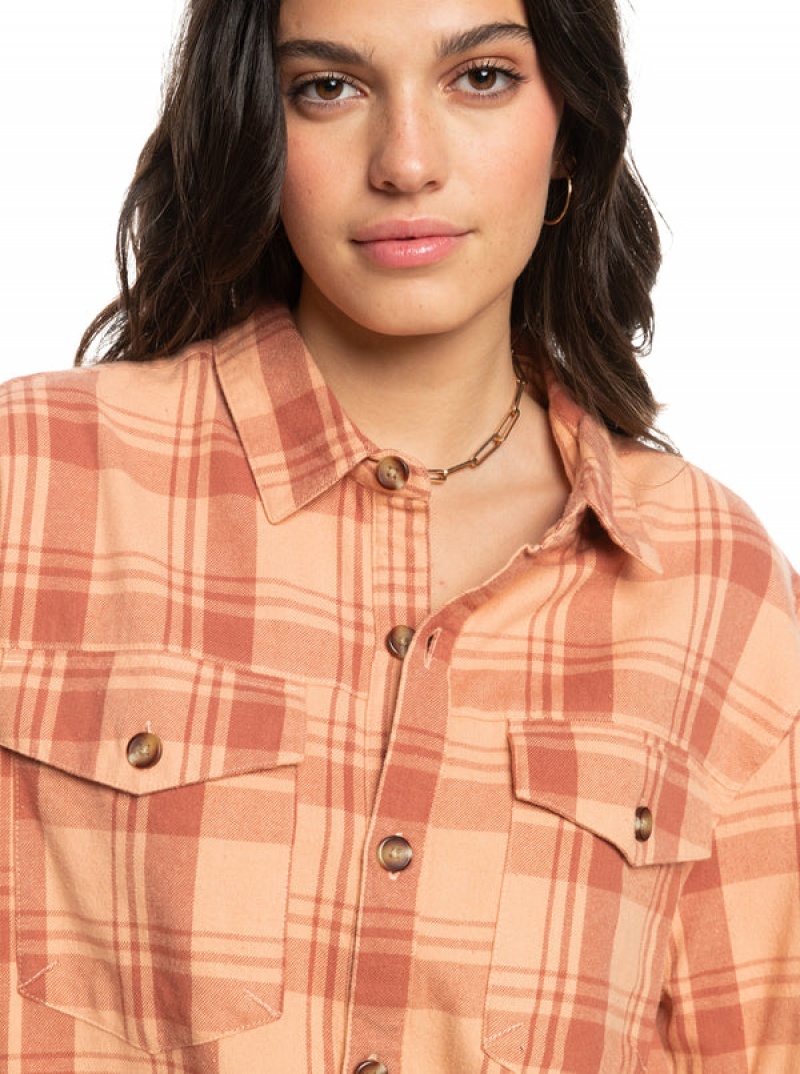 Roxy Let It Go Flannel Long Sleeve Αριστος | 8716UFBIR