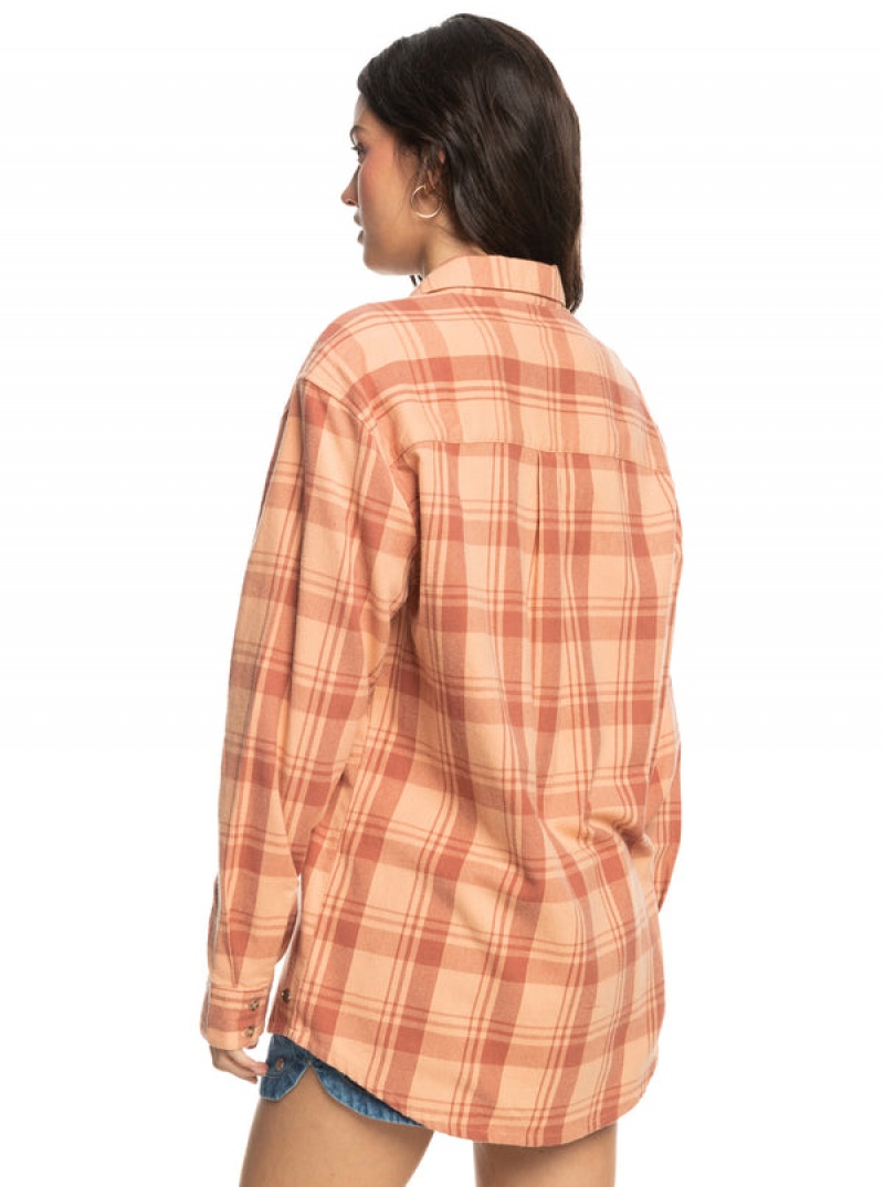 Roxy Let It Go Flannel Long Sleeve Αριστος | 8716UFBIR