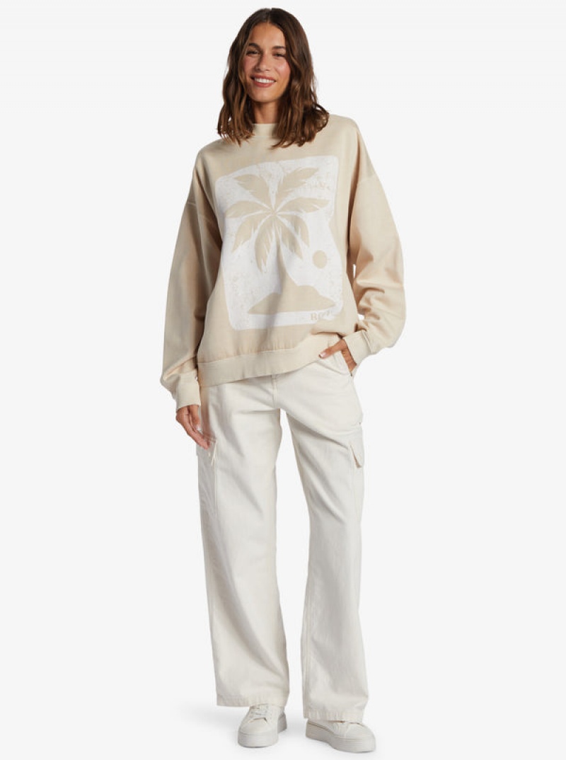 Roxy Lineup Oversized Crew Neck Loungewear | 3957ZTXHC