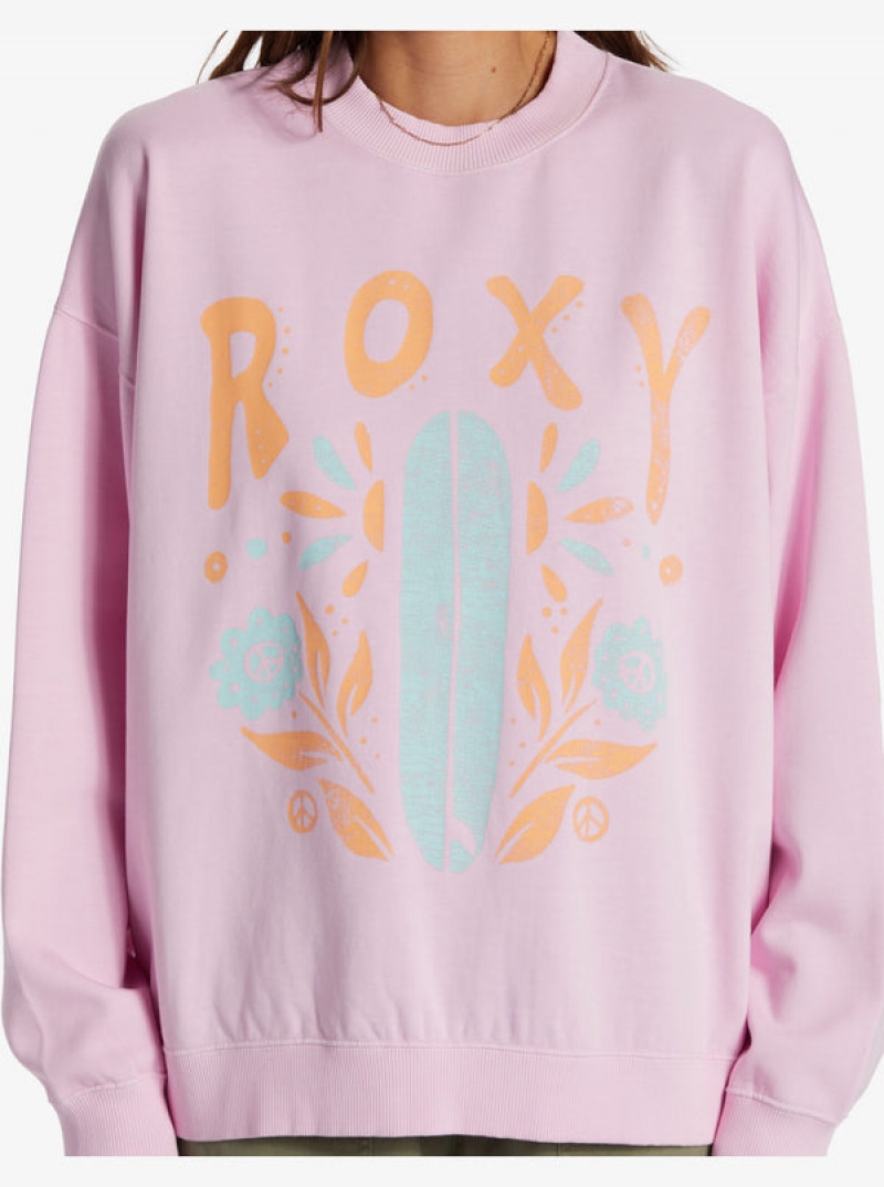 Roxy Lineup Oversized Crew Neck Loungewear | 1984SCKXE