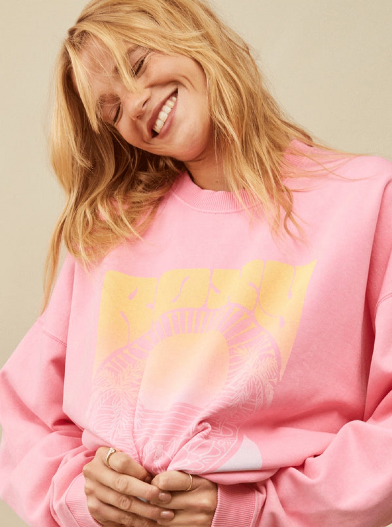 Roxy Lineup Oversized Φουτερ με Κουκουλα | 6473UGZSL