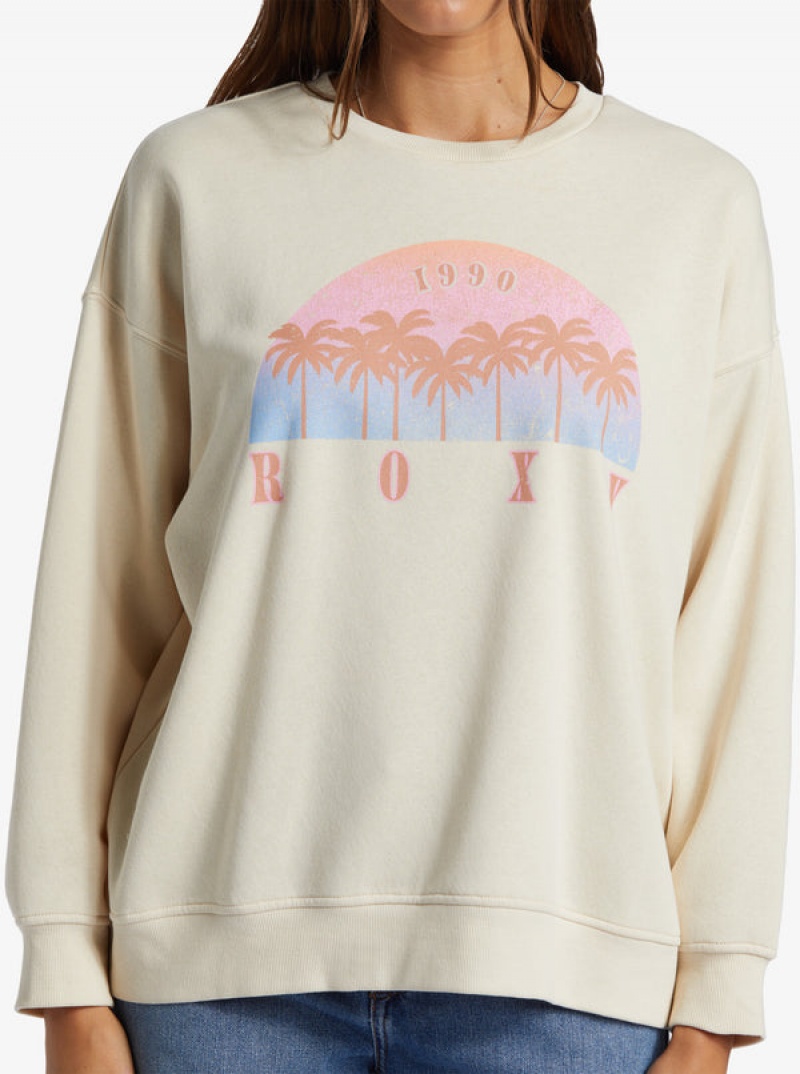 Roxy Morning Hike Crew Neck Loungewear | 3017NASZW