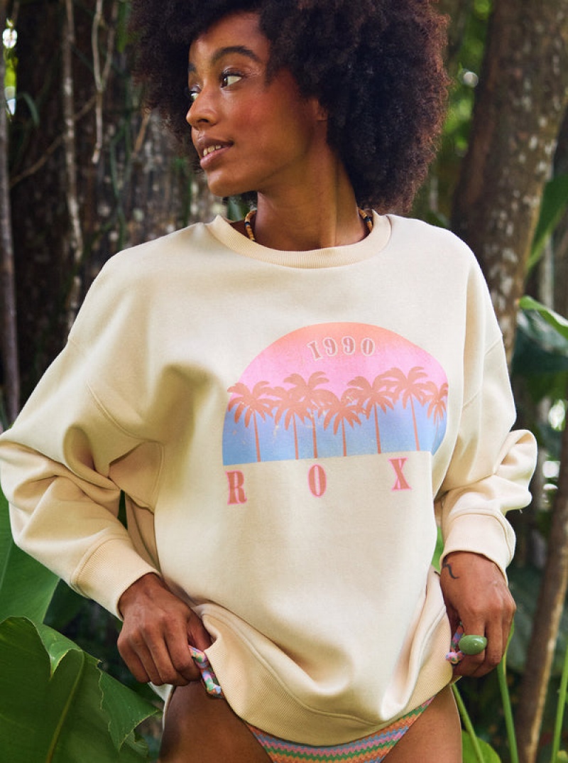 Roxy Morning Hike Crew Neck Φουτερ με Κουκουλα | 7468VQZOK