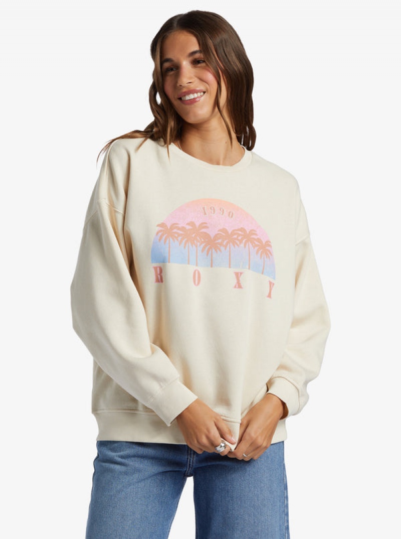 Roxy Morning Hike Crew Neck Φουτερ με Κουκουλα | 7468VQZOK