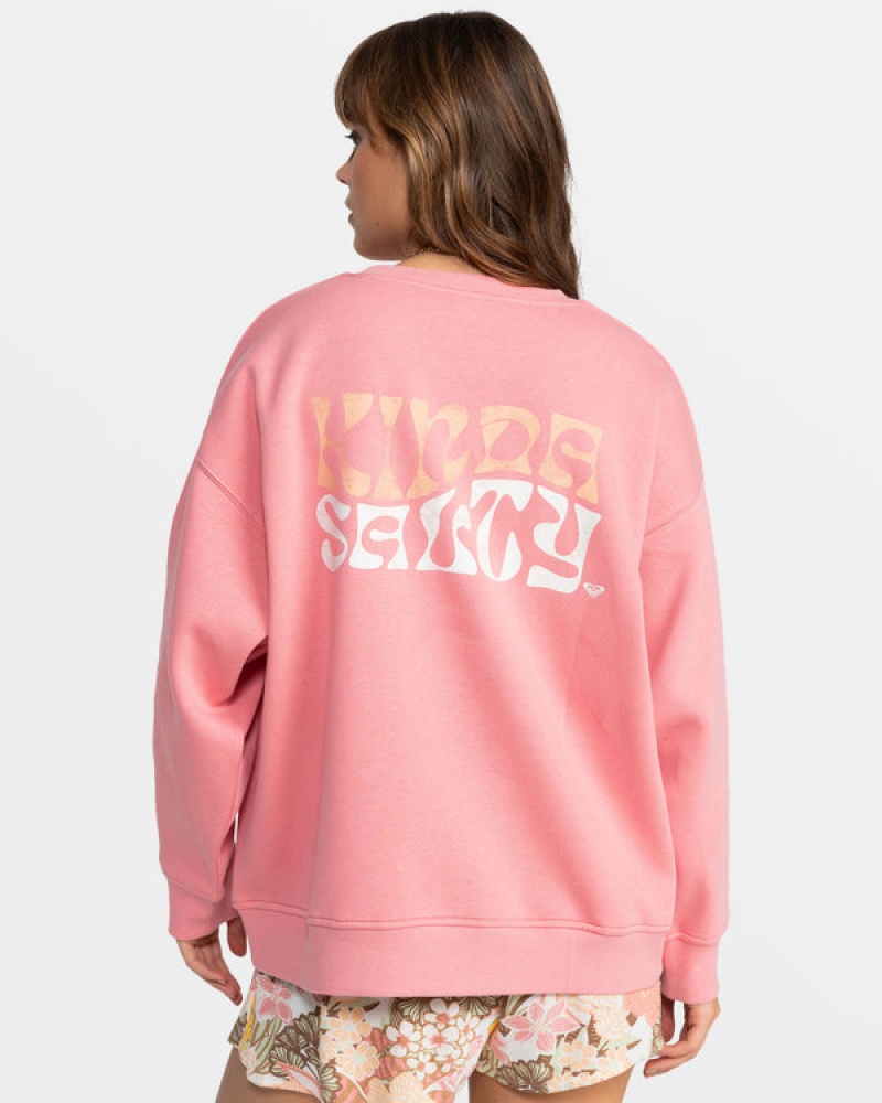 Roxy Morning Hike Crew Neck Φουτερ με Κουκουλα | 8056PENUF