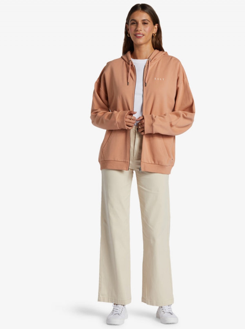 Roxy Oversized Evening Hike Φουτερ με Κουκουλα | 3068BPCQM