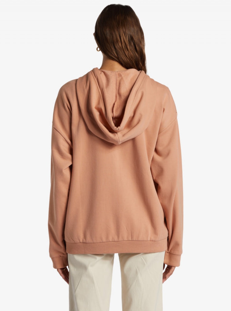 Roxy Oversized Evening Hike Φουτερ με Κουκουλα | 3068BPCQM