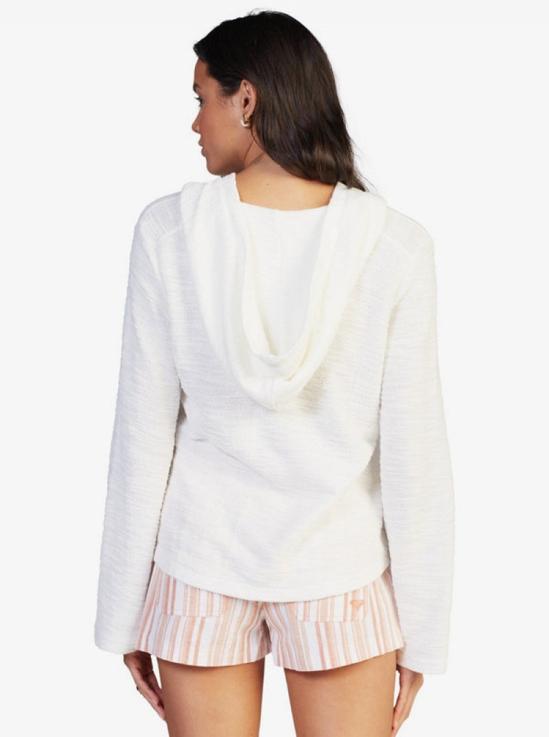 Roxy Pearling Oversized Poncho στυλ Φουτερ με Κουκουλα | 1729FHIKU