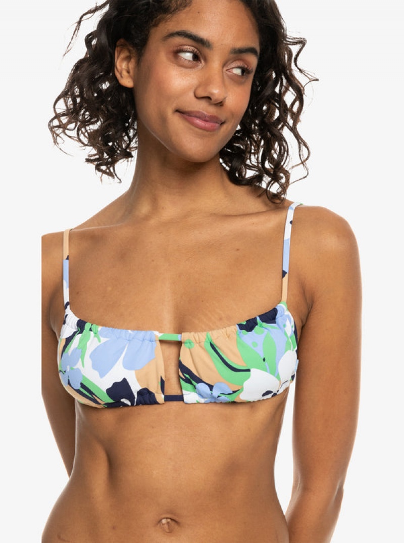 Roxy Printed Beach Classics Bralette μπικίνι τοπ | 0316BTHMJ