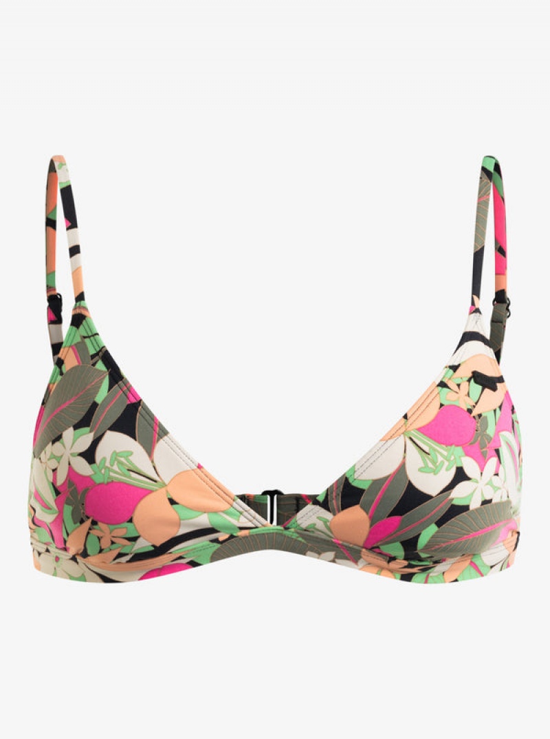 Roxy Printed Beach Classics Fixed Triangle μπικίνι τοπ | 6098GJVCL