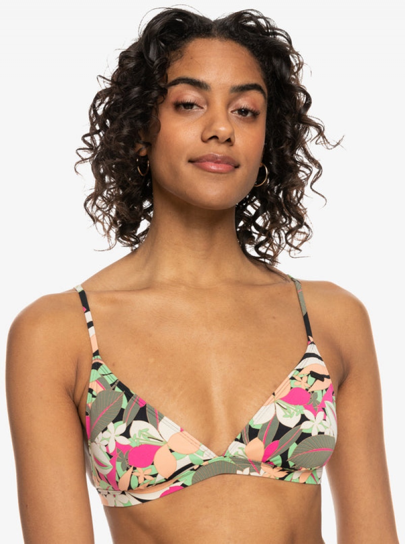 Roxy Printed Beach Classics Fixed Triangle μπικίνι τοπ | 6098GJVCL