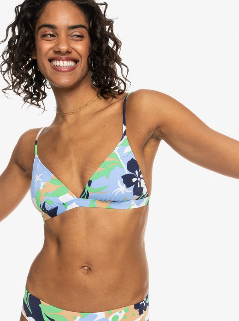 Roxy Printed Beach Classics Fixed Triangle μπικίνι τοπ | 7819IQLVF