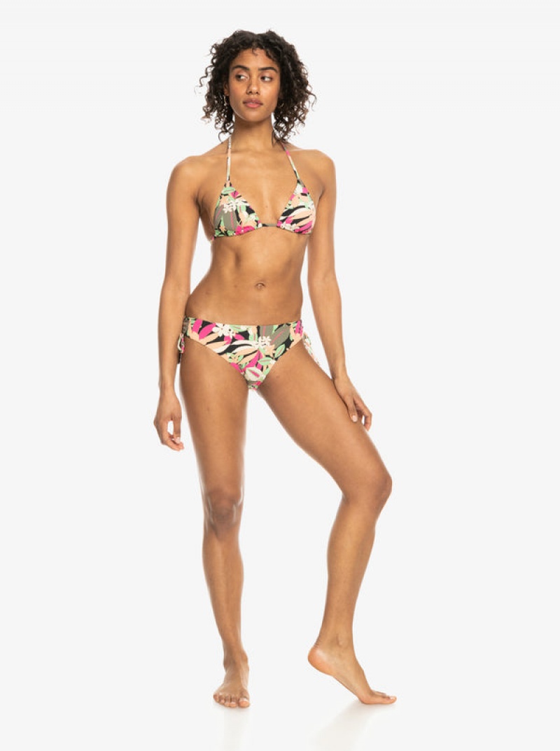 Roxy Printed Beach Classics Hipster Side-Tie μπικίνι πάτο | 7382QKTXG