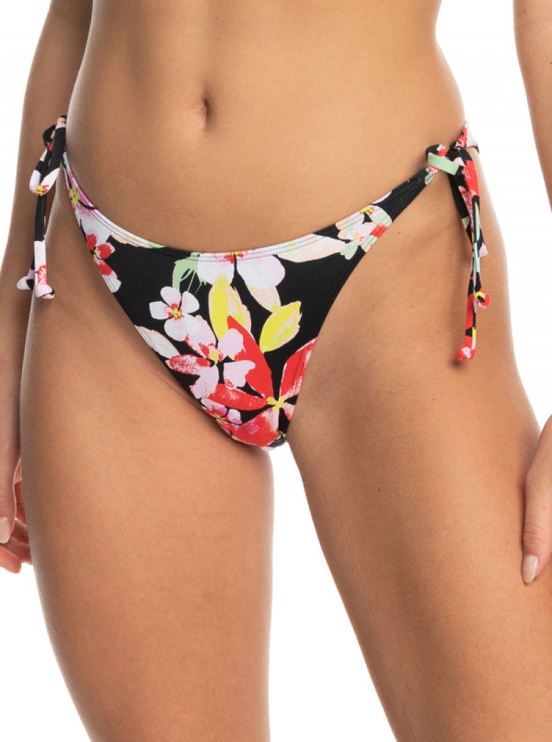 Roxy Printed Beach Classics Tie Side High Leg Cheeky μπικίνι πάτο | 1062TWLMB