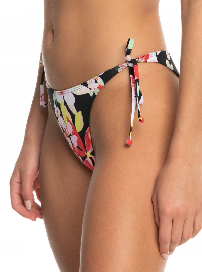 Roxy Printed Beach Classics Tie Side High Leg Cheeky μπικίνι πάτο | 1062TWLMB