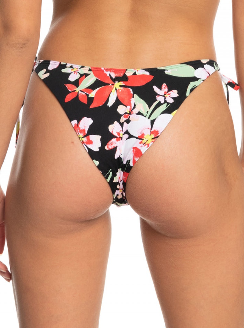 Roxy Printed Beach Classics Tie Side High Leg Cheeky μπικίνι πάτο | 1062TWLMB