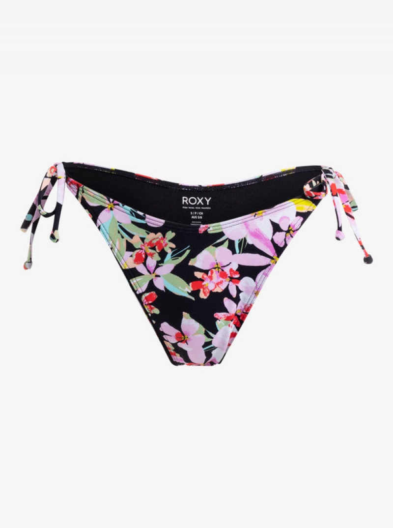 Roxy Printed Beach Classics Tie Side High Leg Cheeky μπικίνι πάτο | 1062TWLMB